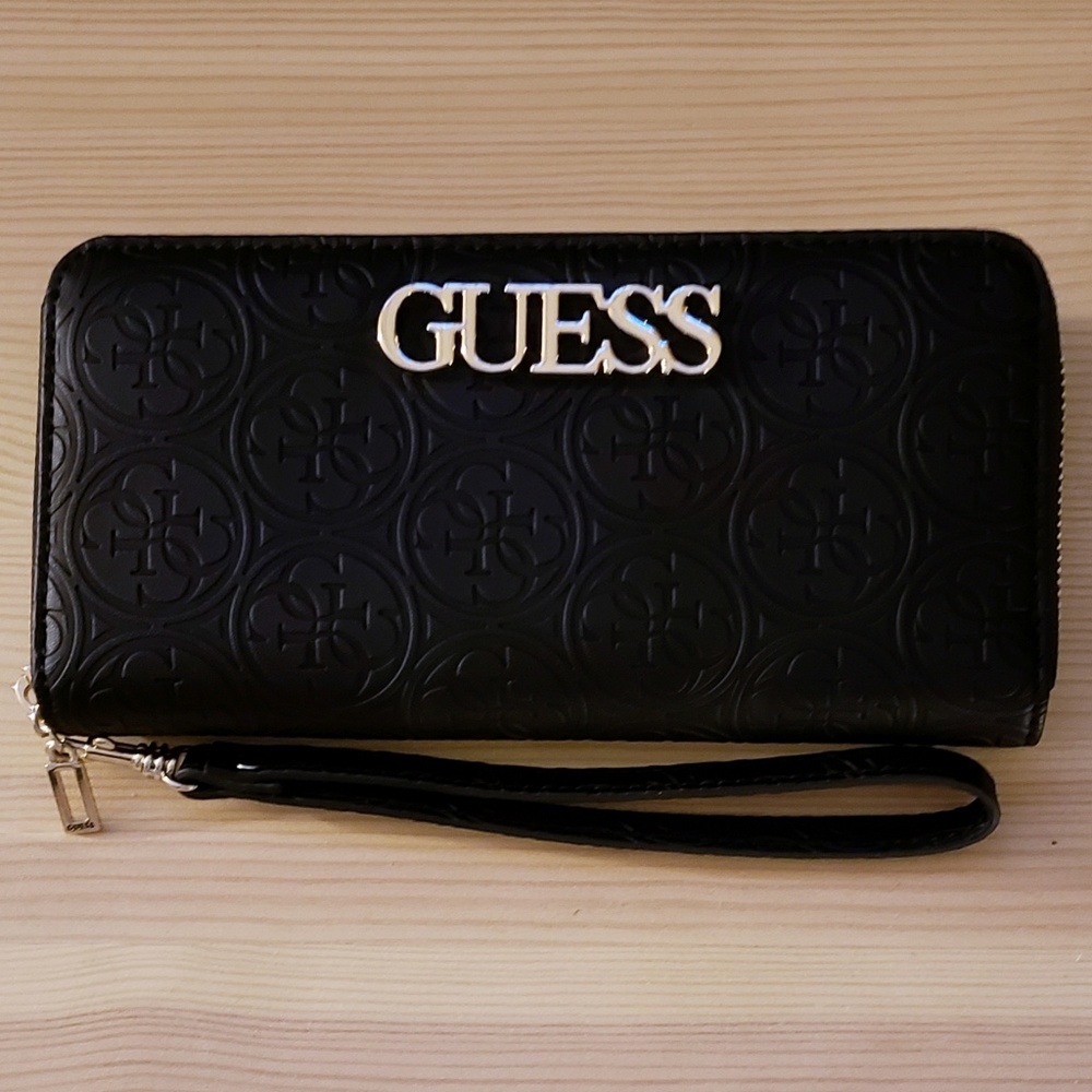 GUESS Large Black Wallet